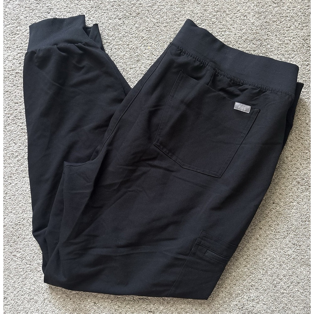 Figs Women's XXL Zamora Jogger Scrub Pants Bottoms Black Technical Collection
